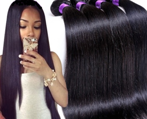 MINK VIRGIN Hair Bundles With 4X4 Lace Closure Straight Virgin Hair Bundles